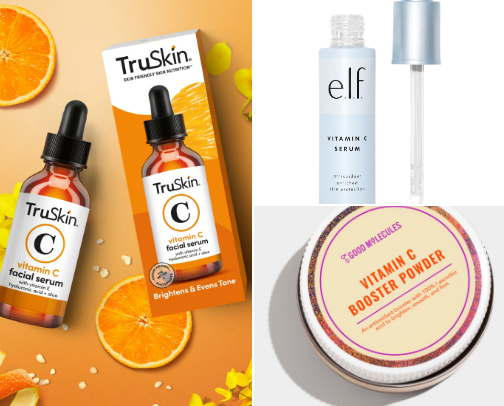 Best Vitamin C Serums Under $25 for Brighter Skin (2026) cover photo collage