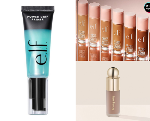 Full face make up cover photo collage
