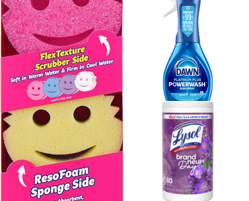 My favorite cleaning products cover photo collage