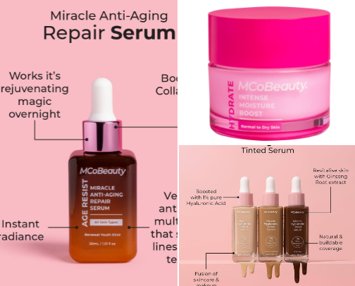 MCoBeauty MUST HAVES 🎯 cover photo collage