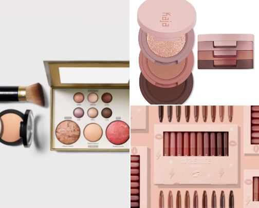 Hair and makeup for a little shimmer and shine cover photo collage