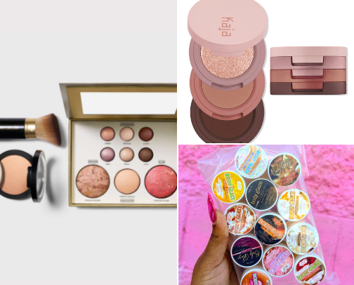 Hair and makeup cover photo collage