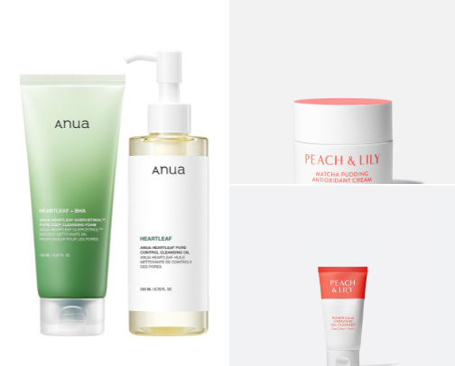 Glowy Skincare Staples ✨ cover photo collage