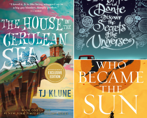 Looking for your next LGBTQ+ book to read? cover photo collage