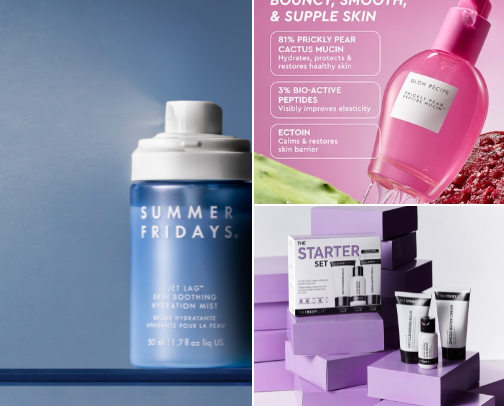 2025 Glow-Up Skincare Essentials cover photo collage