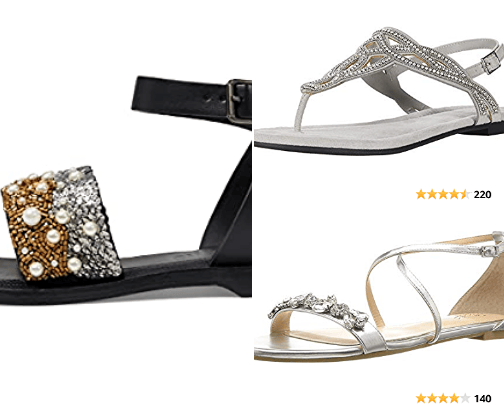Sandals and slides cover photo collage