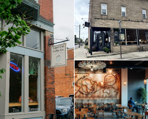 MUST TRY Columbus Coffee/Matcha Spots ✨ cover photo collage