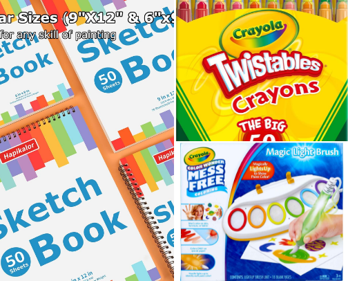 Creative Art Supplies Kids Will Love cover photo collage
