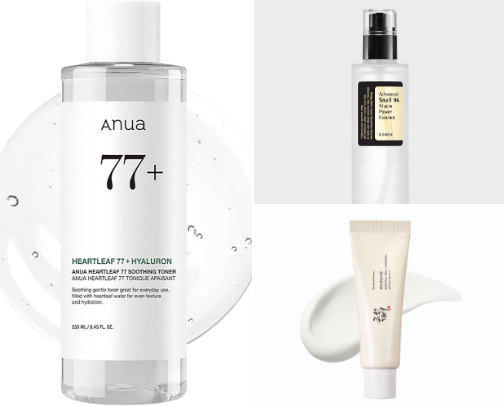 Top 5 Korean Products for Ultimate Glass Skin cover photo collage