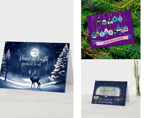 Time to Order Holiday Cards and Mailing Supplies! cover photo collage