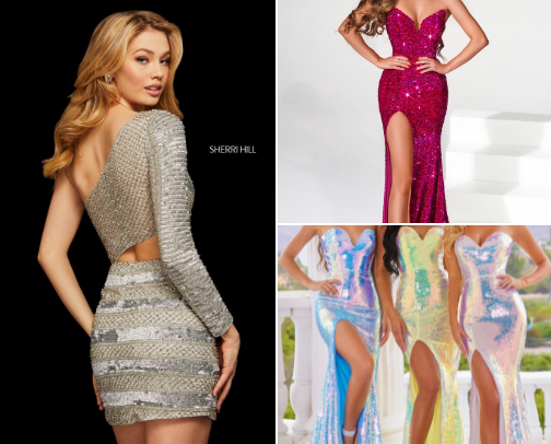 Golden Hour Glam for Prom cover photo collage