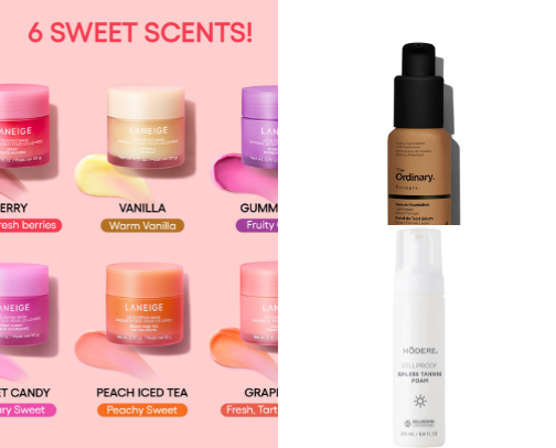 My favorite beauty recs cover photo collage