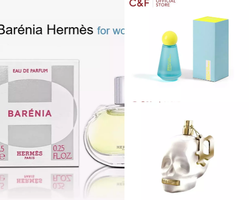 Best-selling perfume with long-lasting fragrance cover photo collage