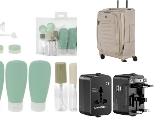 international travel essentials cover photo collage
