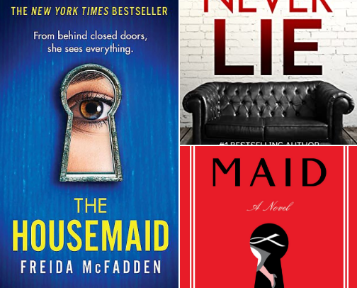 Popular Mysteries and Thrillers on My Goodreads "Want to Read" and "Read" Lists cover photo collage
