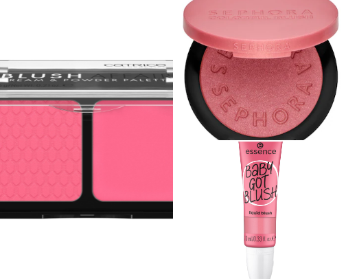 BEST DRUGSTORE blushes💗 cover photo collage