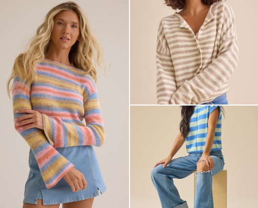 Tops perfect for spring 🩷💐 cover photo collage