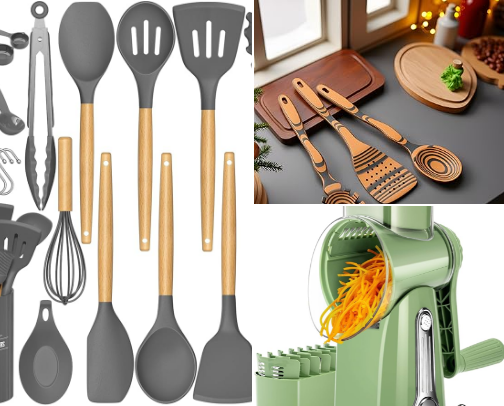 Built to last, designed to cook! All things I use in my kitchen 👩‍🍳 cover photo collage