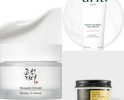 My top 5 favourite Korean beauty moisturiser cover photo collage
