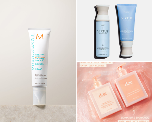 Hair products for oily hair cover photo collage