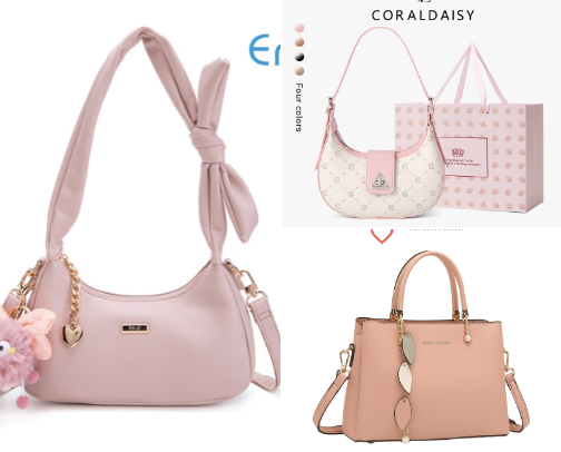 Aesthetic Women's Bags cover photo collage