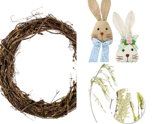 DIY Easter Wreath cover photo collage