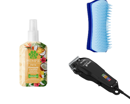 Pet Grooming Necessities cover photo collage
