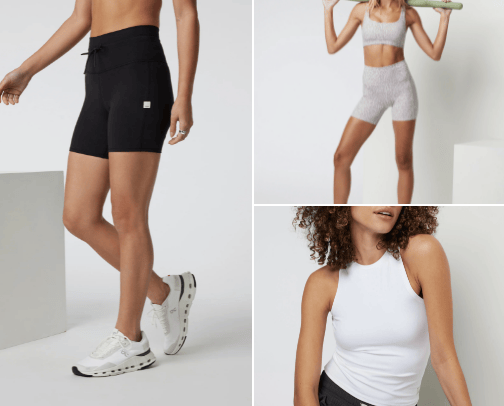 Shorts and skirts cover photo collage