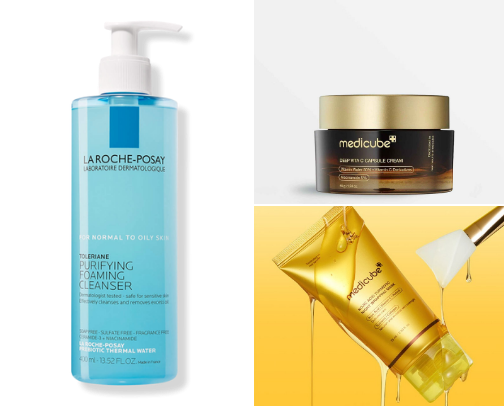 Skincare products - Let's build your skincare routine 💅🏽 cover photo collage