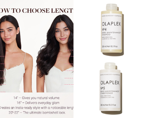 Favorite hair products for straight hair cover photo collage