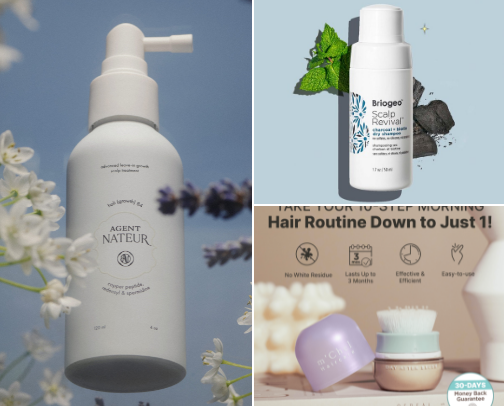 Low-Tox hair products cover photo collage