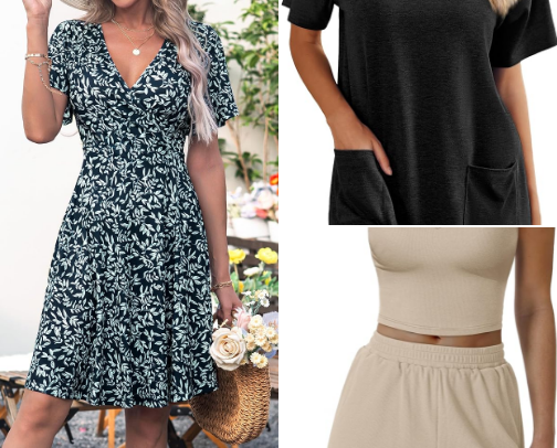 Summer fashion finds cover photo collage