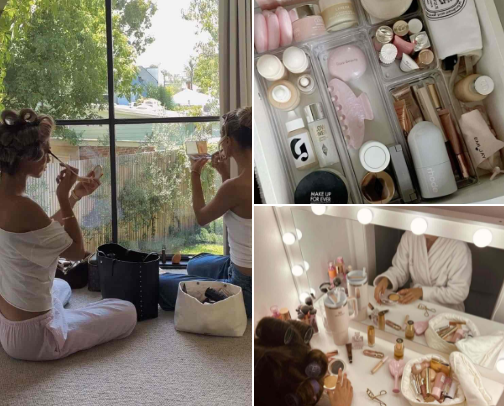 makeup products 💋 cover photo collage