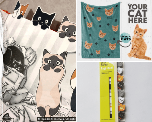 Cute things for cat lovers cover photo collage