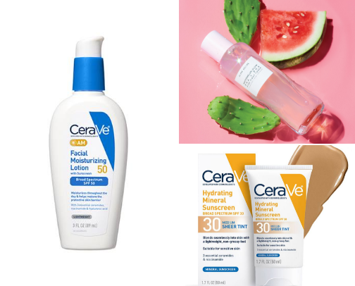 Go to makeup bag for dry skin cover photo collage