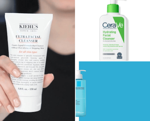 Skin care cover photo collage
