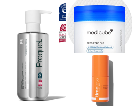 SPLURGE VS SAVE - Glass Skincare recommendations by an esthetician ✨ cover photo collage