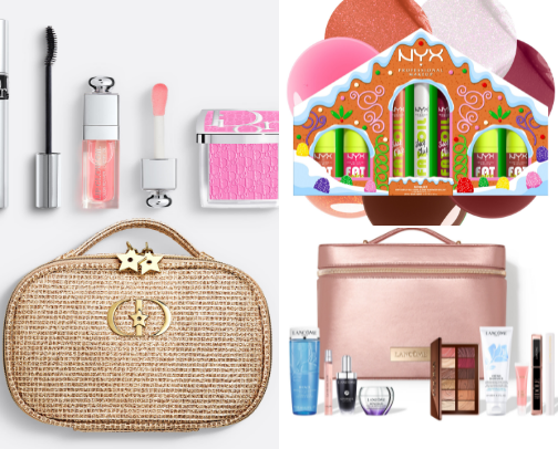 Holiday Beauty Must-Haves: The Cutest Thanksgiving & Christmas Makeup of 2025 🎄✨ cover photo collage