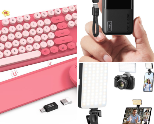 🏡 Work From Home Setup Ideas + Desk Aesthetic Essentials for Female Entrepreneurs ✨ cover photo collage