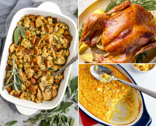 Thanksgiving food 🦃 Let’s Eat! cover photo collage