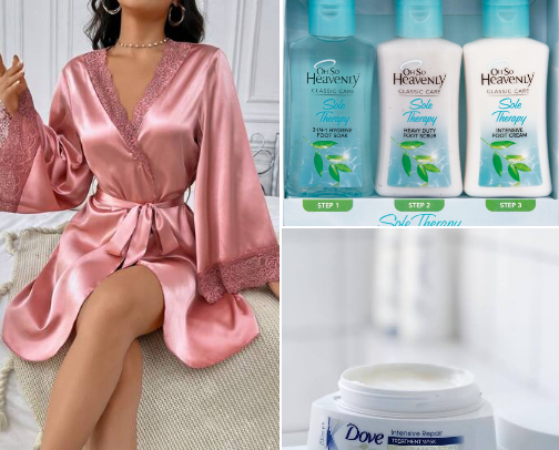 R300 Spa Night At Home :The Stress Reset Kit 💆‍♀️💅 cover photo collage