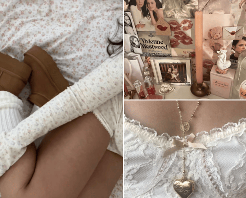 Coquette cover photo collage