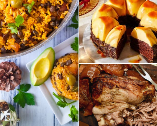 Sazon and Gratitude cover photo collage