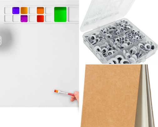 Toddler Rainbow Craft Materials cover photo collage