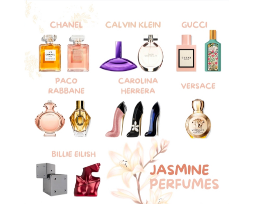 JASMINE PERFUMES cover photo collage