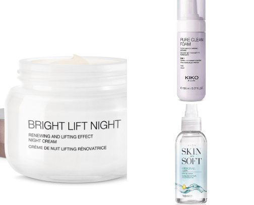 Skin care cover photo collage