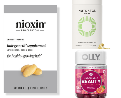 Hair growth cover photo collage