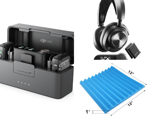 Pro Audio clear sound high retention cover photo collage
