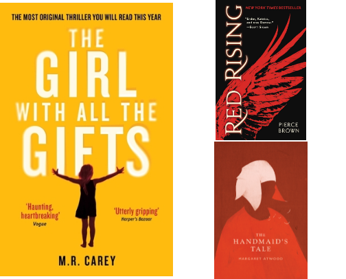 Dystopian Sci-Fi and Fantasy Novel Recommendations cover photo collage