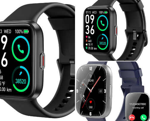 Smart Watch for Men Women Android cover photo collage